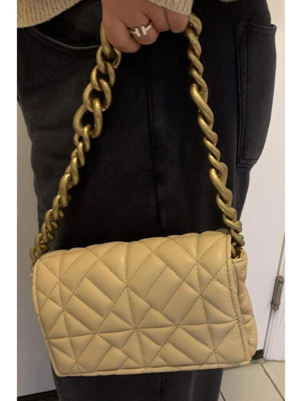 Zara- Luxury Quilted Chunky Chain Shoulder Bag